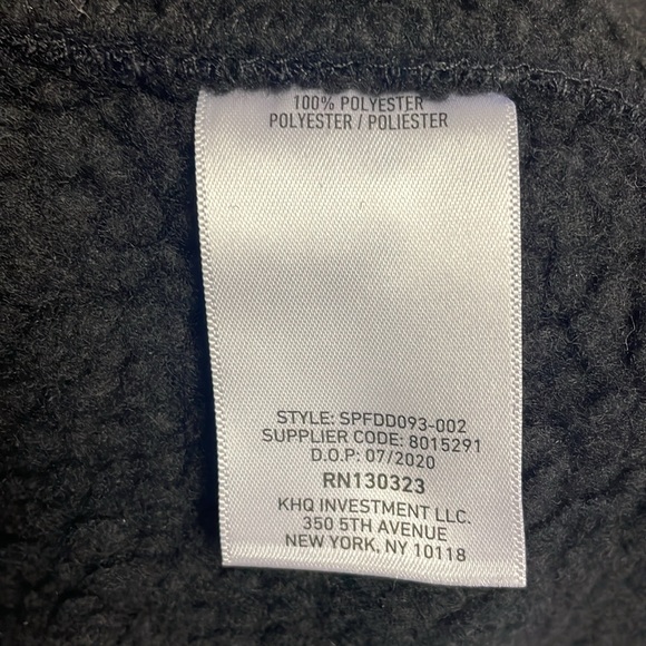 Spyder Black Zip Up Jacket Size XL - Picture 6 of 7